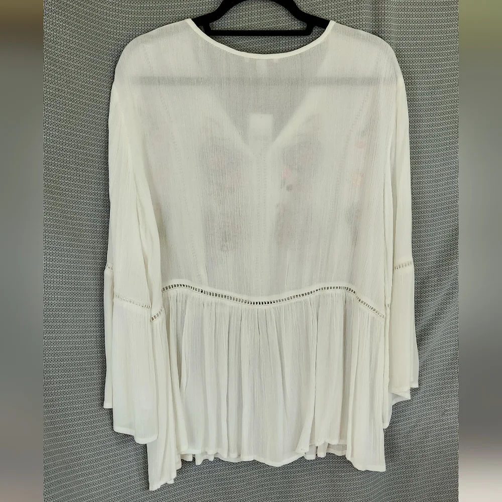 Plus Size 18/20 Cato Boho Embroidered Blouse NWT - Picture 7 of 9